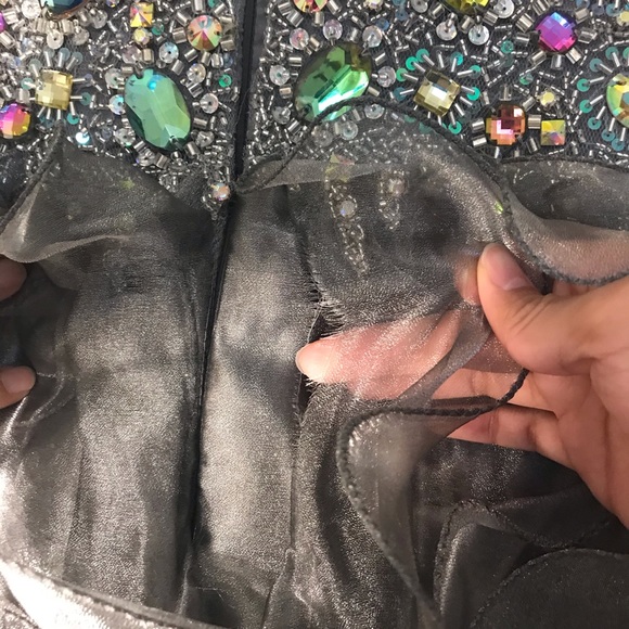 Short Front Long Back Party/Poem Dress - Picture 16 of 16